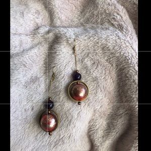 Fiery celestial handmade earrings 🔥